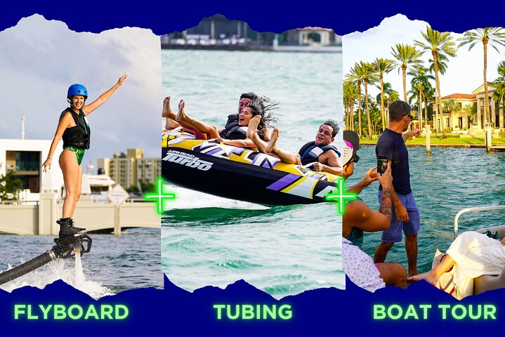 Miami: Aqua Excursion (Flyboard + Tubing + Boat Tour) - Photo 1 of 25